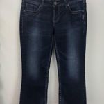 Silver Jeans Silver Aiko Kick Flare Dark Wash Cropped Jeans Sz 30 Capri Photo 8