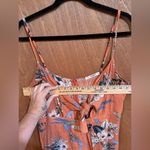 Pull &‎ Bear orange tropical one piece shorts romper size xl Photo 6