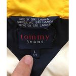 Tommy Hilfiger Vtg Y2K Tommy Girl Hilfiger Yellow Jacket Windbreaker Star Bell Sleeves L Photo 1
