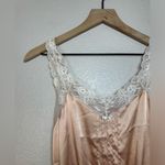 Victoria's Secret Victoria’s Secret Angels Peach and Cream Satin and Lace Romper size Medium Photo 3