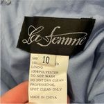 La Femme 29720 Light Blue Strappy Back Gown 10 Photo 6