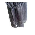 Carol Little 100% Linen Tunic Black Beaded Deep V Neckline XL Party Cocktail Photo 6