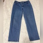 Ralph Lauren LAUREN  Jeans Denim High Rise Straight Leg Blue Cotton Size 14 P Photo 8