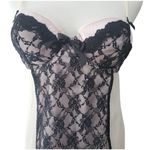 Linea Donatella  Mesh Lace Babydoll Lingerie Valentine's‎ Day Medium NWOT Photo 1