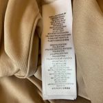 Adrianna Papell Sparkly Short Sleeve V-Neck Long Evening Gown Gold Size 8 Dress Photo 9