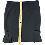 Vintage 90s Black Pleated Button Detail Pencil Skirt John Paul Richard size 12 Photo 3