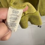 Life is Good  Floral Embroidered Zip Up Green/Yellow Hoodie Size Medium Boho Photo 6