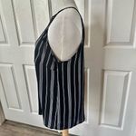 George black and white striped sleeveless top Photo 1