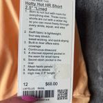 Lululemon  Hotty Hot High-Rise Lined Short 2.5" Rock Melon Size 12 Photo 3