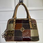 Giani Bernini Animal Print Patchwork Faux Leather Crossbody Medium Photo 1