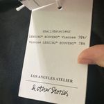 & Other Stories & Other Stories black Atelier LA puff shoulder long sleeve velvet dress size 4 Photo 13