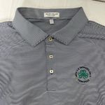 Peter Millar ‎ Crown Soft Pinstripe Polo Shirt Womens Golf 3XL Photo 1