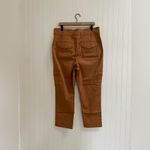 CAbi Paper Bag Waist High Rise Self-Belt Cargo Pants in Cashew Size 8 NWOT #6045 Photo 7