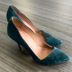 Madewell Green Suede Pumps. Size 7 Photo 1