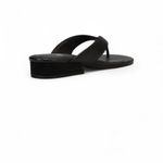 Eileen Fisher  Black Leather Minimalist Sandals, Women's Size 9 Photo 3