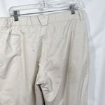 Columbia Large Ski Pants Omni Tech Waterproof Fleece Lined Snow Winter White C Photo 10