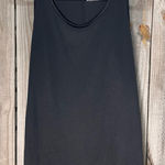 Daisy Fuentes Imperfect tank top small black workout top black tank top gym top running walk Photo 0