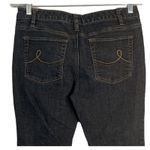 Loft Jeans Womens Size 6 Curvy Bootcut Mid Rise Pockets Zip Close Dark Wash Photo 4