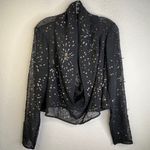 Soft Surroundings  Sheer Beaded Top Cover-Up‎ Photo 6