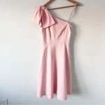 Gal Meets Glam Yvonne One Shoulder Bow Dress in Light Pink Photo 1