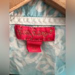 Lilly Pulitzer  women blue Lilly print long sleeve Pajama top Cotton M Photo 2