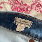 Madewell The Perfect Vintage Crop Jean in Gooding Wash: Knee-Rip Edition Photo 4