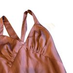 Birdy Grey  Veronica Dress Matte Satin Desert Rose Maxi Gown Size Medium NWT Photo 3