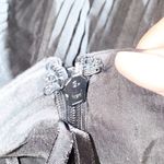 MikaRose  Black Pleated A Line Skirt Photo 6