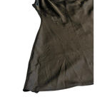 Hollister  Slip Dress Size M Black Satin Midi Sleeveless Adjustable Straps NEW Photo 2