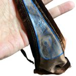 Chloe Rose sun soaked micro in brown velvet string bikini bottoms Large nwt Photo 5