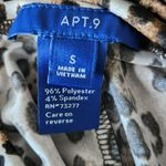 Apt. 9  Skirt Women Small Polyester A Line Asymmetric Shark Bite Brown Leopard NWT Photo 6