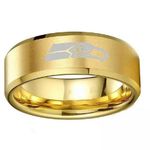 Seattle Seahawks Gold Ring Photo 0