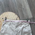 MOTHER the skater prep sneak in ecru wash pants women’s size 25 (small‎ flaw) White Photo 6