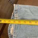 ZARA  Mid Rise Wide Leg Jeans Women’s 0 Ripped Distressed Light Wash Blue Photo 3