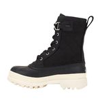 Sorel Caribou Royal Boots in Black & Chalk 8 New Womens Waterproof Photo 4