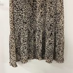 ZARA  NWOT Cheetah Print Pleated Maxi Dress Size Small Photo 6