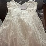 Selfie Leslie NWT  white lace mini dress Photo 1