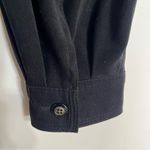 Talbots Women’s Long Sleeve Button Down Shirt In Black Size X Photo 1