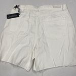 BLANK NYC Warren Mid Thigh White High Rise Denim Shorts Size 30 (b17) Photo 4