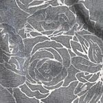 Adidas Floral Embossed Full Zip Track Jacket Size M Teal Blue Grey Photo 3