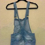 Wax Jean denim overalls sz S distressed medium wash western cowgirl casual comfy Photo 5