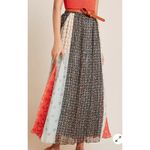 Anthropologie Verb Margot Shimmer Patchwork Peasant Maxi Skirt Festival #GG3-5 Photo 2