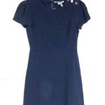 Draper James Navy Blue Short Sleeve Mini Dress Size Small Sailor Nautical FLA Photo 0