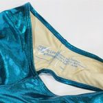 Private Party NEW S M Palm Tree Patches One Piece Swimsuit Metallic Bathing Suit Photo 8