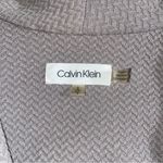 Calvin Klein Y2K Moto Style Cropped Open Textured Grey Jacket S Small Photo 7