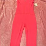 FP Movement Never better Strappy Back
Jumpsuit SZ XS Neon Coral NWT Pink Photo 3