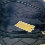 Michael Kors Camden Solid Black Leather Small Messenger Crossbody Bag Photo 7