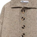 ZARA  Polo Collar Knit Sweater Photo 3