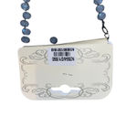 Oie Blue Beaded Statement Necklace Set w/ Earrings Sparkly Bib Jewelry NWT Photo 4