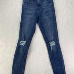 Show Me Your Mumu Blue Soho Zip Up Skinnies jeans Vintage rain wash Sz 25 - flaw Photo 0